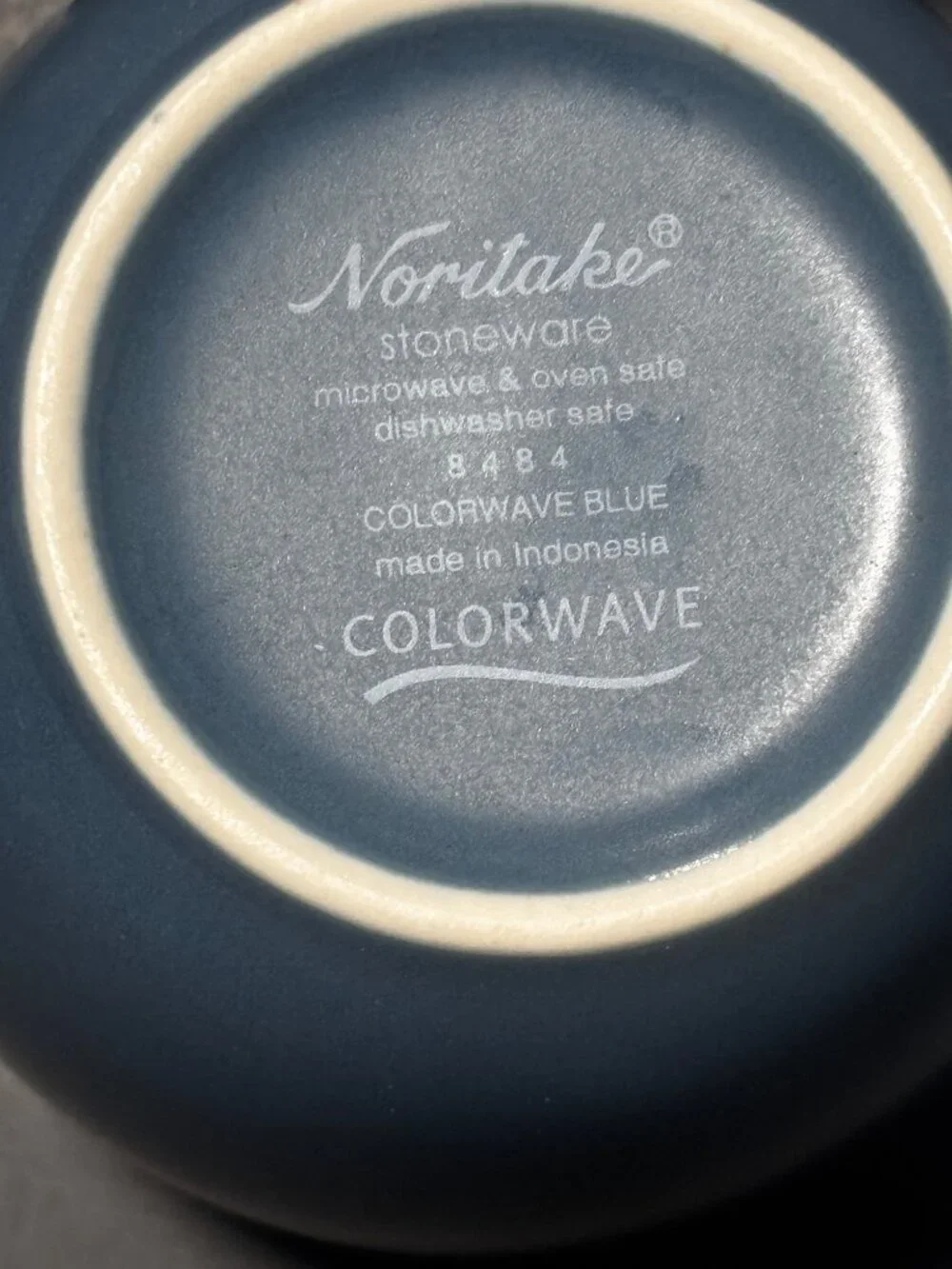 Noritake Colorwave Blue 8484 Stoneware Coffee Mugs Set Of 4 Vintage 04
